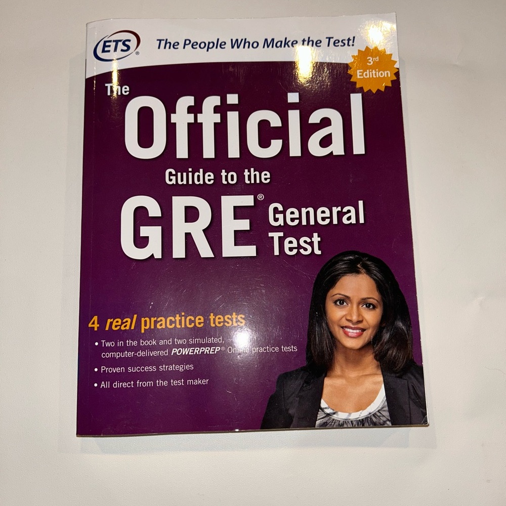 GRE prep book